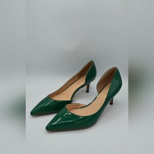 Green Patent Leather Heels